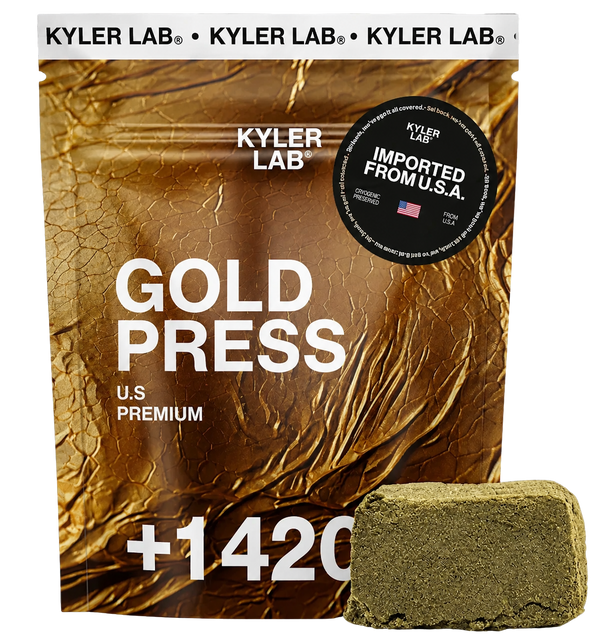 GOLD PRESS MADE IN US CBD
